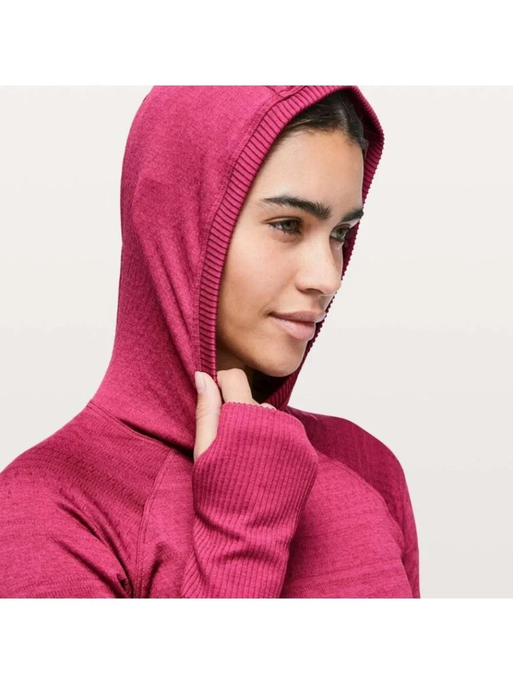 Lululemon Rest Less Hoodie Violet Red / Violet Red